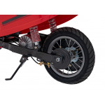 Elektrická motorka skúter Retro 23 - červená